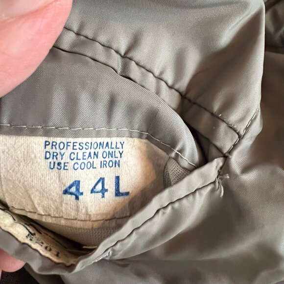 Vintage Grey Pierre Cardin Tuxedo Long Jacket with Tails 44L - Picture 4 of 4